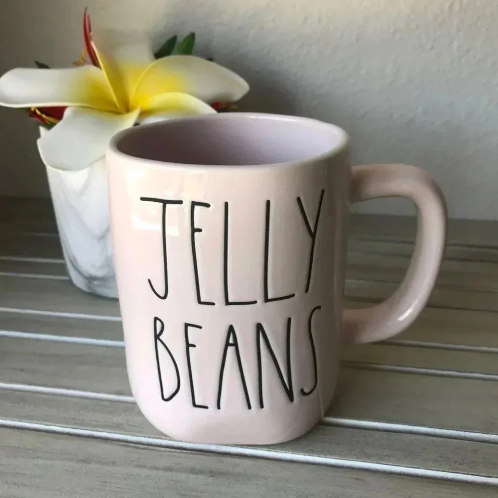 Rae Dunn Pink Jelly Beans Mug